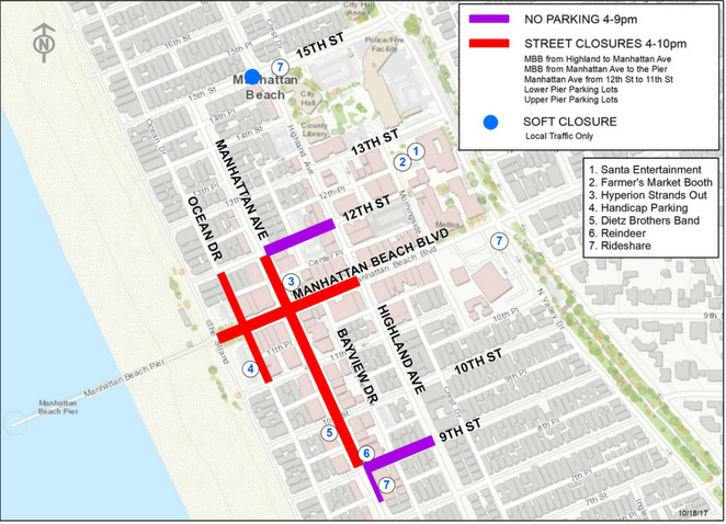 Street Closures - Pier Lighting